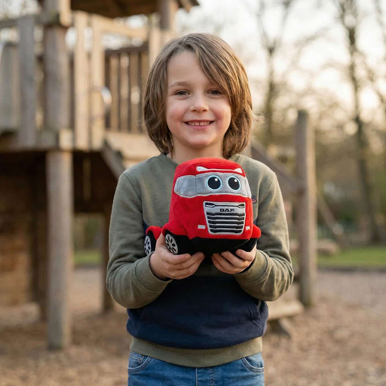 PELUCHE ROUGE DAF ENFANT